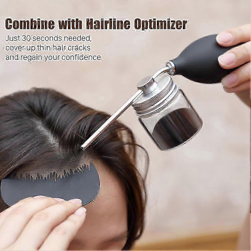 Haarfaser-Applikatorflasche mit Präzisionsoptimierer für verbesserte Haarlinienabdeckung weniger