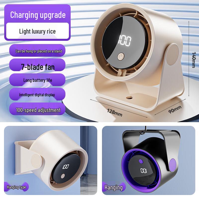 ZISIZ Desktop Air Circulation Fan