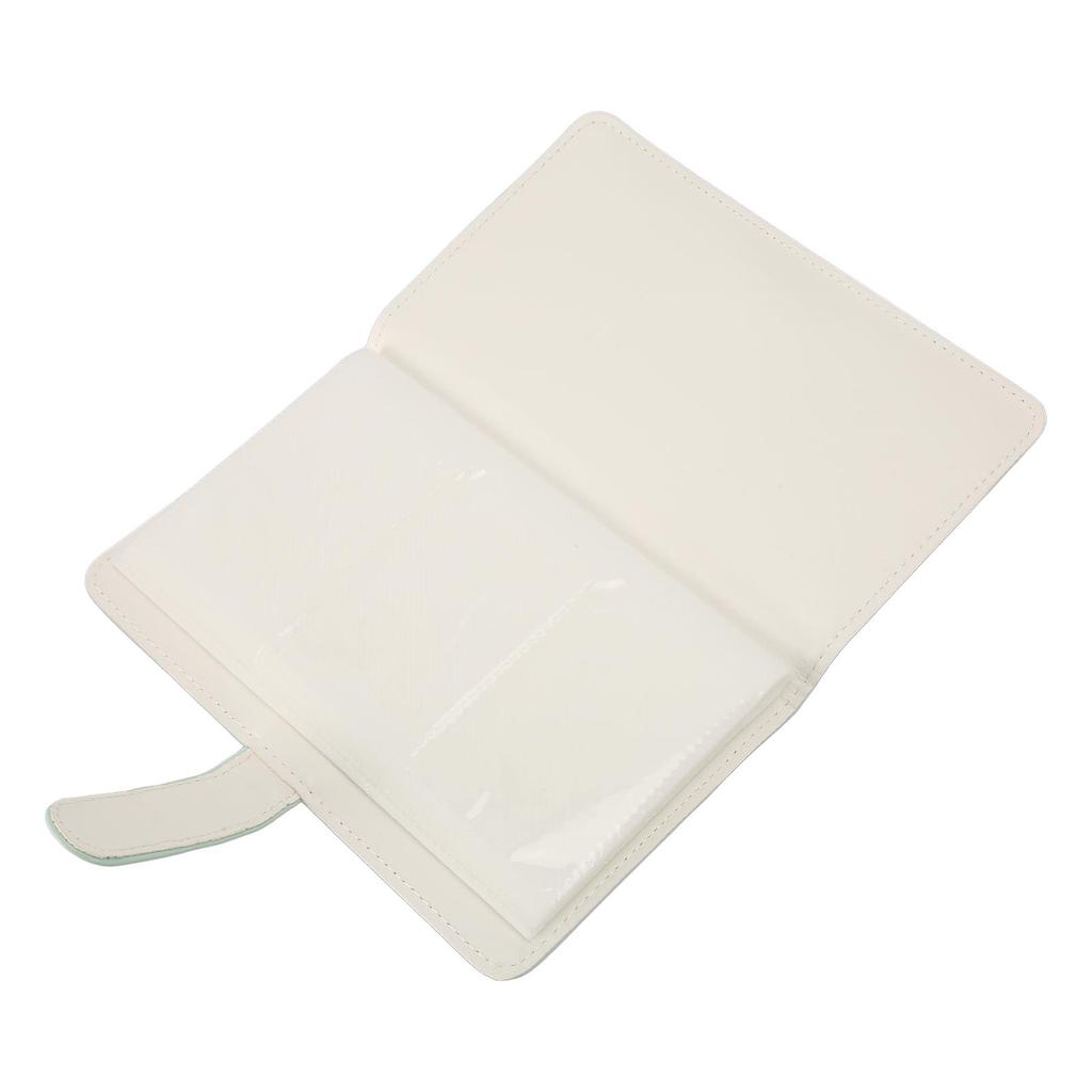 96 Pockets Photo Album Large Capacity PU Leather Cover Snap Design Small Photo Album for Fujifilm