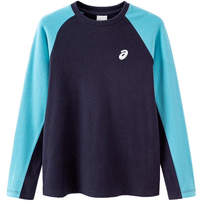 ASICS Kids' Winter Color-Block Long-Sleeve T-Shirt