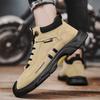 Fashion Men Shoes Autumn 2024 New Outdoor Sports Non-slip Hiking Shoes Men's Work Safety Shoes Fashionable Thick-soled Men's Boots