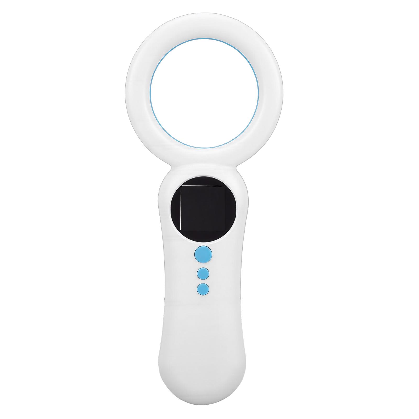 

Pet Microchip Scanner 500 Records Rechargeable Animal Chip Reader Data Storage Upload to PC Support for FDX B Chips