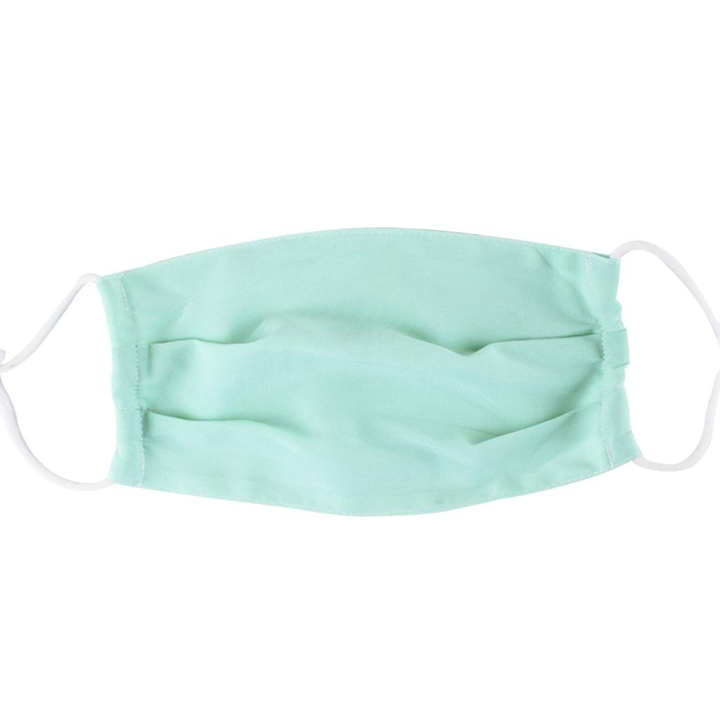 Silk Face Mask Soft Dual Layer Anti-dust Anti-mist Air Filter Mouth Mask