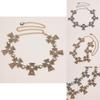 Water Drilled Silver Metal Waist Chain For Women With Cross Pendant Elegant Jewelry