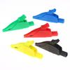 Heavy Duty Alligator Clips Insulated Test Crocodile Clamps With 4Mm Banana Jack Full Insulated Clips For Electrical Testing Work