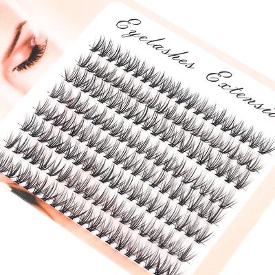 Nuevas extensiones de pestañas individuales de 8 filas, pestañas postizas de visón naturales, extensión de pestañas individuales de 160 grupos, maquillaje, cilios, Hotting