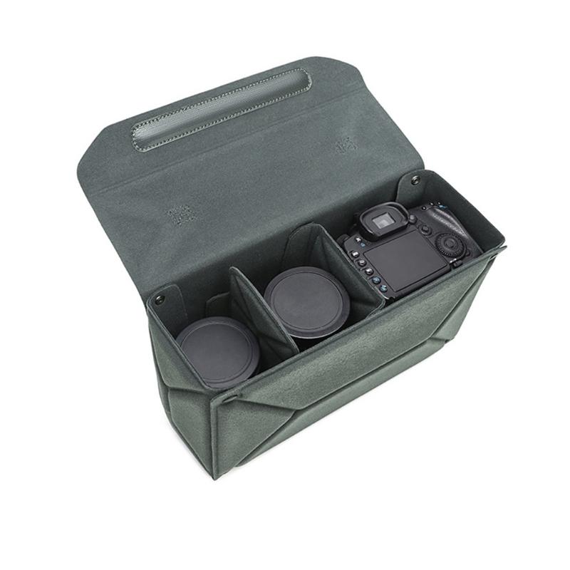Universal Camera Insert Bag For DSLR Mirrorless Cameras Lens With Shockproof Padding Multiple Layer Storage Polyester Protective Organizers