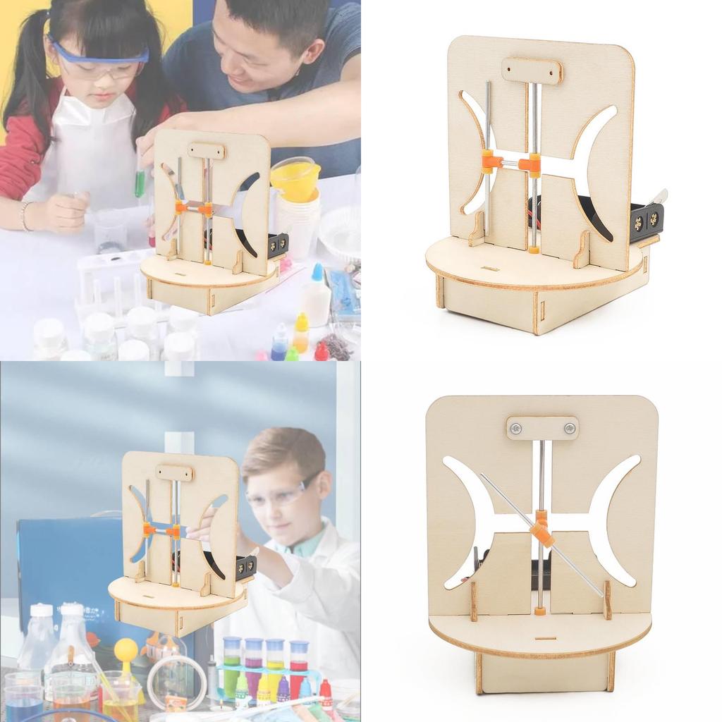 Science Experiment Diy Double Curve Model Educational Wooden Toy For Elementary Students