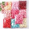 100/1000pcs Artificial Fake Rose Petals Colorful Simulation Silk Rose Petal For Valentines Day Wedding Party Romantic Decoration