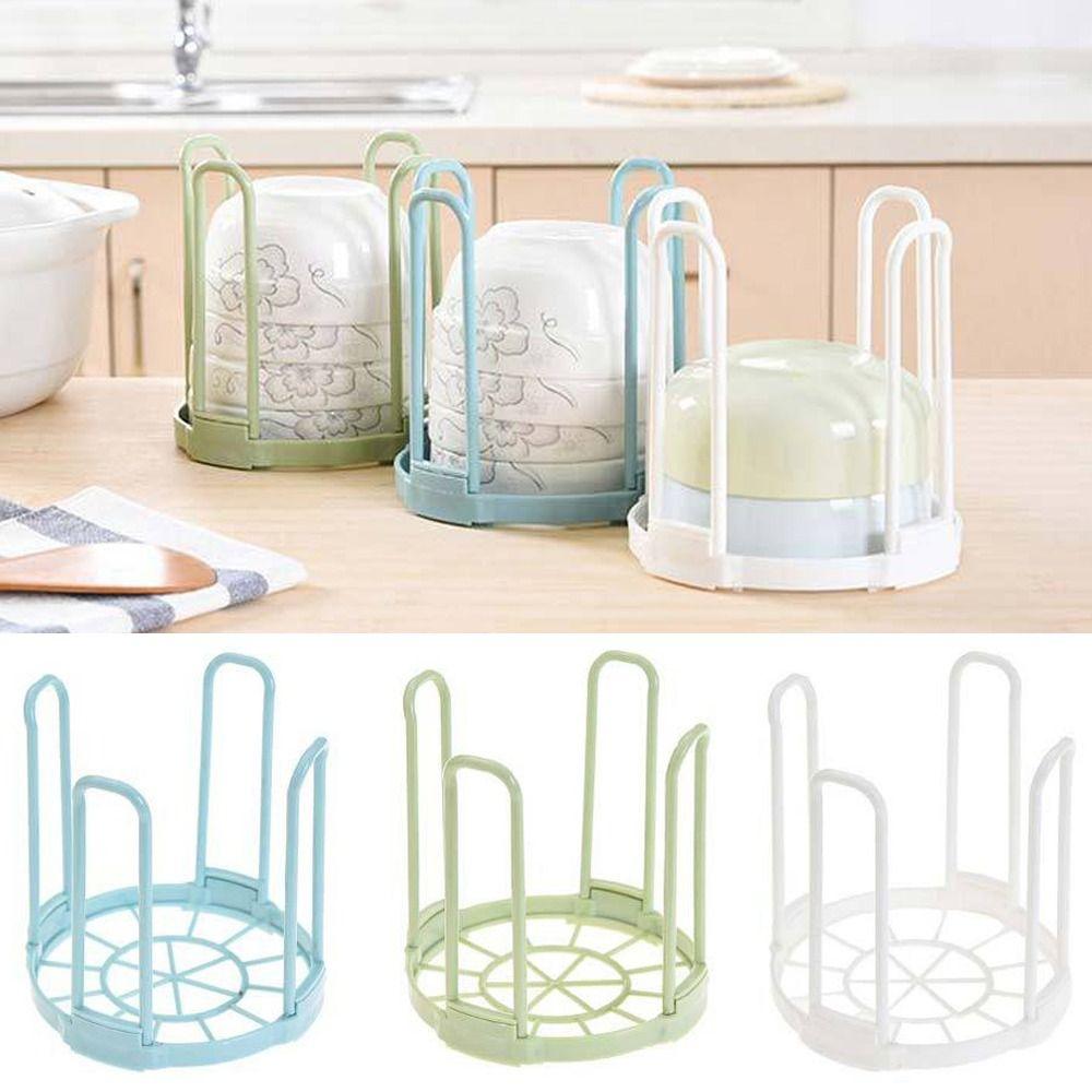 Detachable Drain Rack Plastic Storage Rack Durable Bowl Plate Organizer  Kitchen Supplies