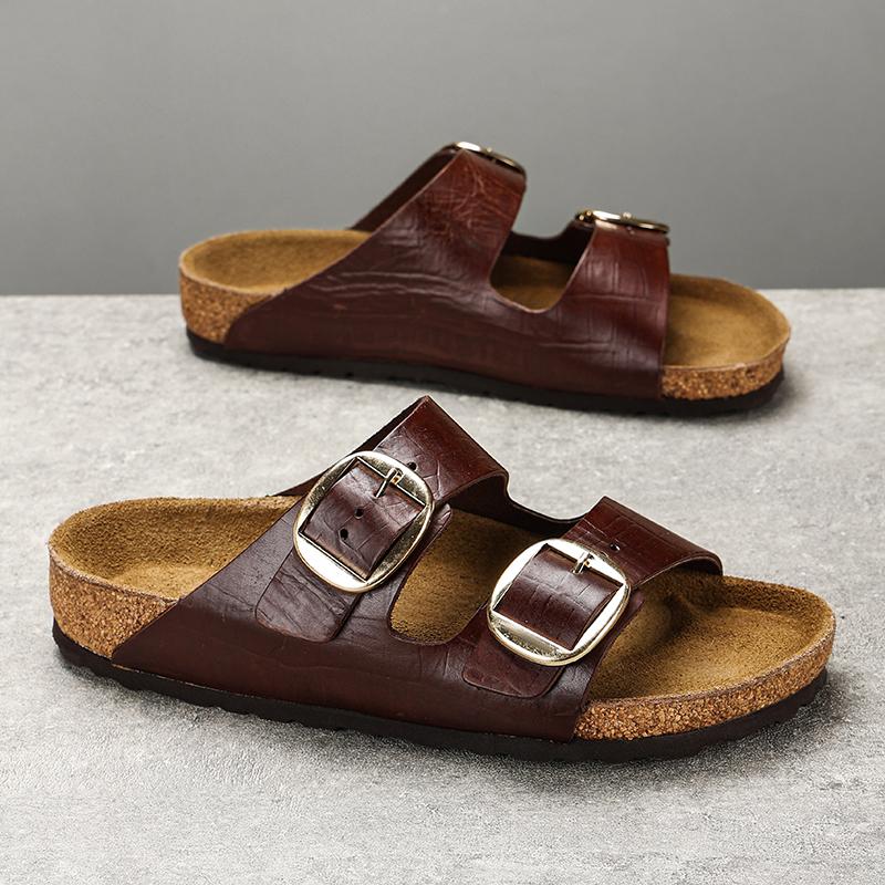 Fashion 2025 New Men's Summer Half Drag Slip-On Sandals Breathable Soft Sole Non-Slip Beach Slippers Lightweight Casual Shoes for Men