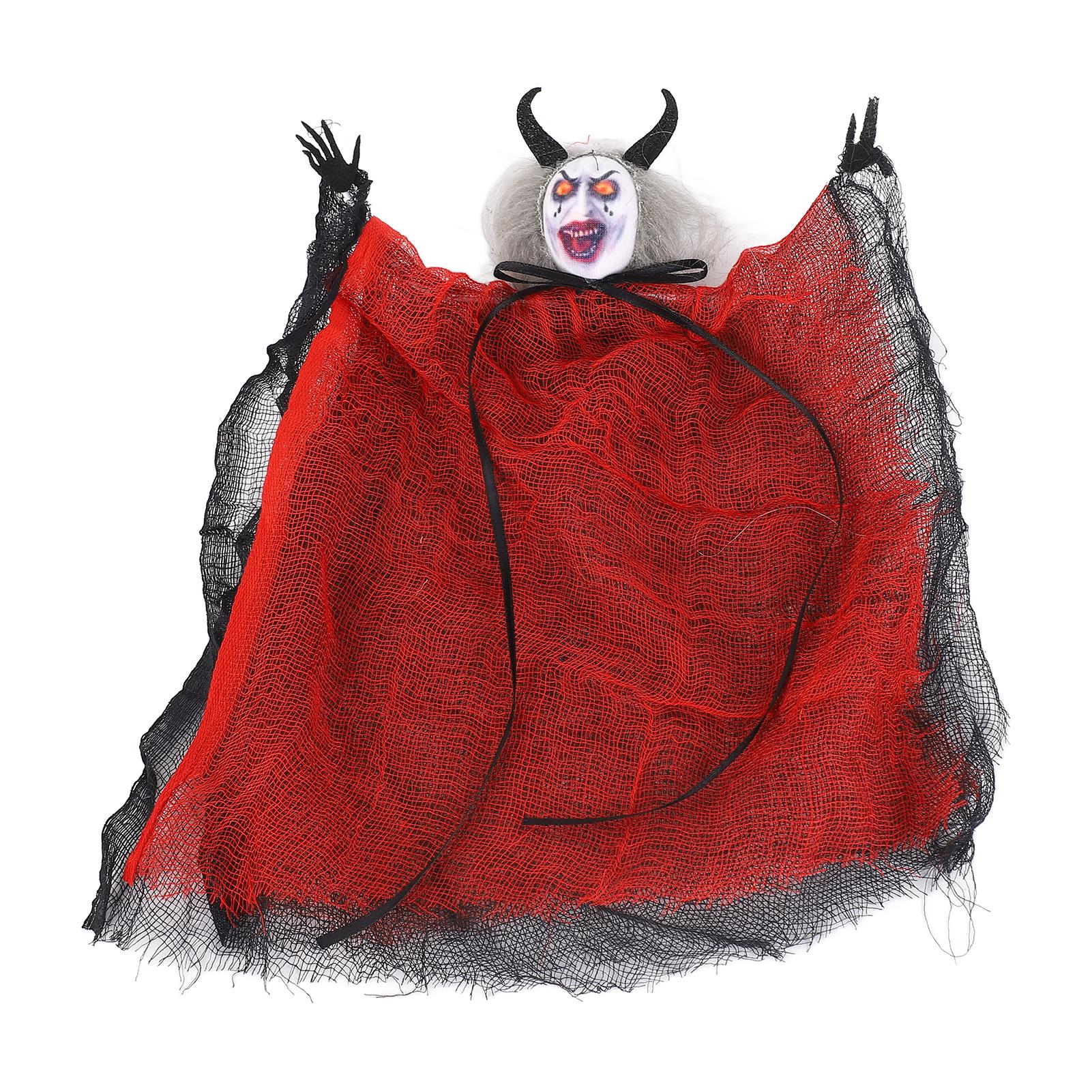 

Halloween Hanging Ghost Decoration Simulation Vivid Fun Spooky Scary Halloween Pendant for 25x20cm / 9.8x7.9in красный