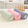 20pcs/Roll Microfiber Dish Cloths Multi Purpose Dishwashing Towels for Tableware Double Sided Cleaning Rags Kitchen Accessories