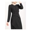 Asymmetrical Crepe Dress With Aller Front And Skirt