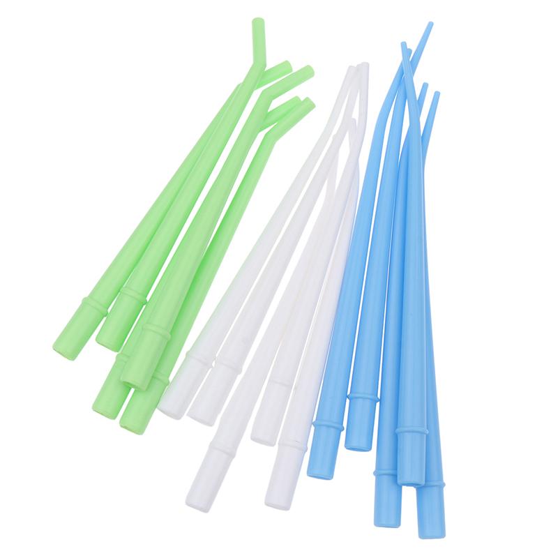 25Pcs Disposable Dental Saliva Ejector Surgical Suction Tips Long Slim Type Dentistry Clinic Strong Suction Tube Dentist Tools
