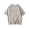 Men's Cool Silk Cotton Summer Trendy Brand Short-sleeved T-shirt Round Neck Bottom Shirt Teen Top