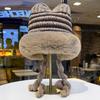 Plush Cap, Foreign Stripe, Double-layer Thickened Men's and Women's Pullover Hat, Outdoor Ear Protection, Warm Fashion Trend Hat