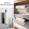 Stainless Steel Kitchen Toilet Paper Holder With Nodrill Mount For Bathroom And Kitchen Use
