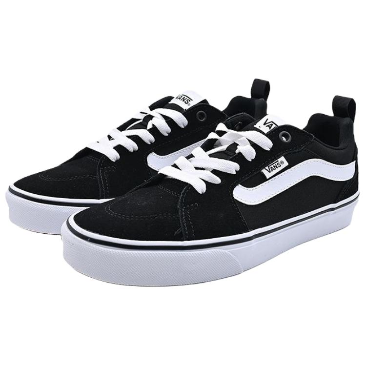 Vans Filmore Comfortable Versatile Low-Top Skate Shoes Women sneaker Black White VN000EAGBZW