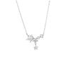 KADER Dazzling Star Necklace, 925 Silver Pendant Necklace, Chain Necklace