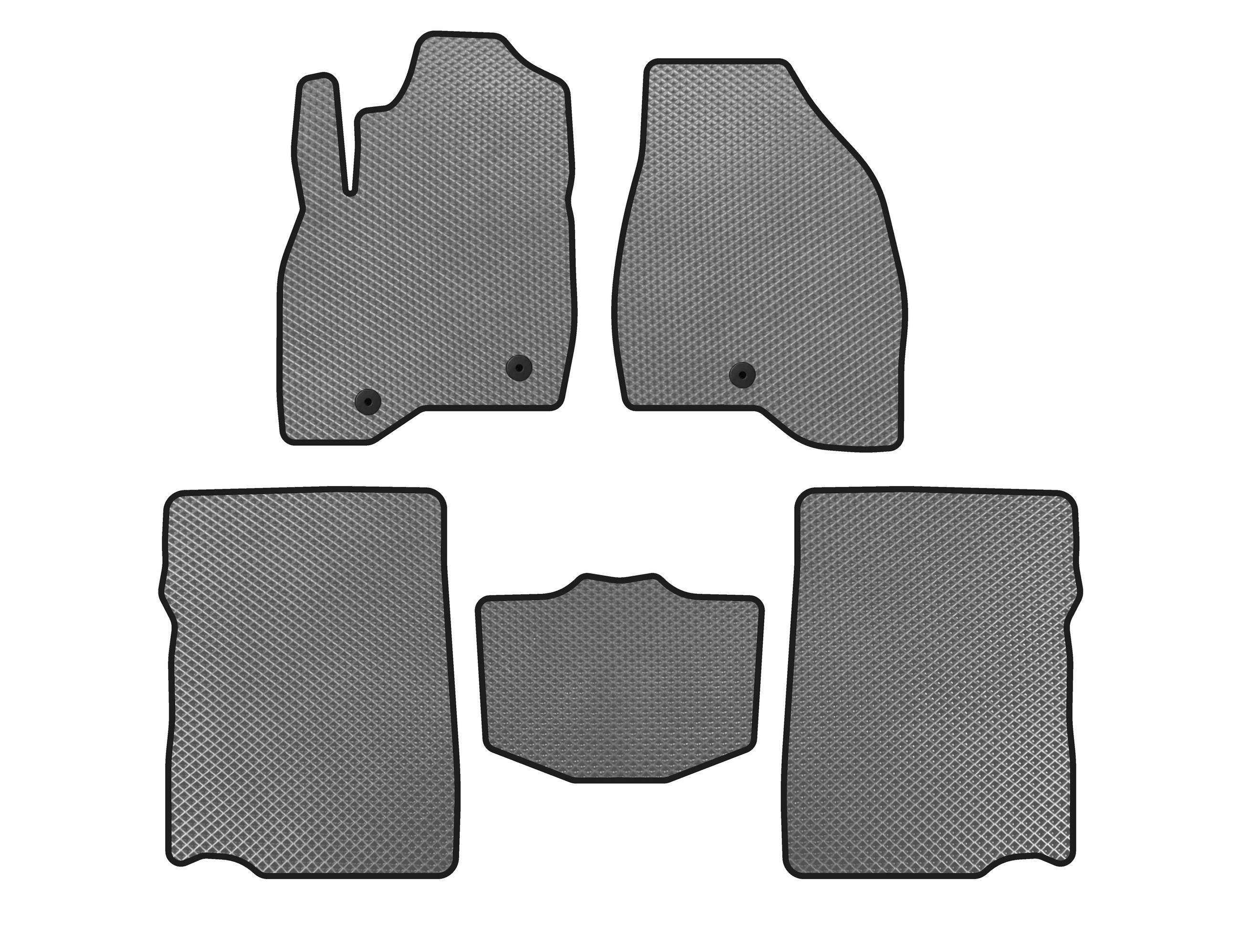 

EVA mats (2017-2019, 2nd row, 7-seater, Grey) for Ford Explorer