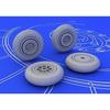 MIKOYEN MIG-15 WHEELS (CONA‡U FOR EDUARD MODELS) EDUARD ACCESSOR