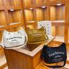 Canvas bag Large capacity women, canvas bag, retro trendy popular casual letter shoulder bag Student tutoring bag