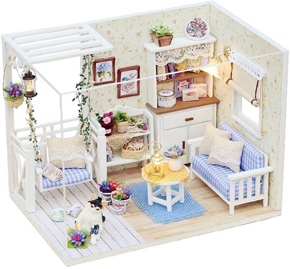 

Fun2U DIY Dollhouse Handmade Kit Set Kitten Story Beginner