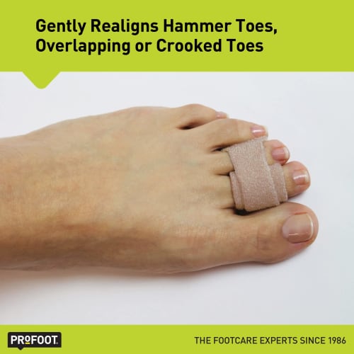 PROFOOT Toe Straight Hammertoe Wrap, 1 Pair by Profoot