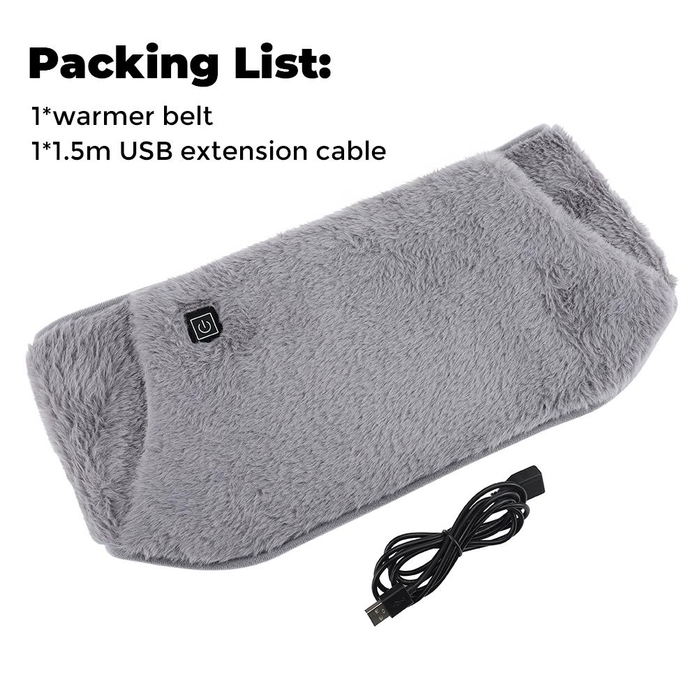 Electric Heating Belt USB Charging Hand Warmer Winter Heater Waist Warmers Hot Compress Abdominal Lumbar Uterus Warming Pad