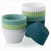 48Pcs Creative Silicone Cupcake Baking Cups Round Shape Muffin Cupcake Mold  Baking Tool