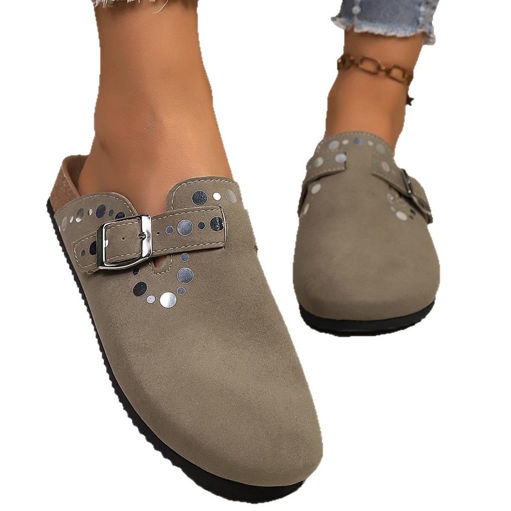 Faux Leather Cork Footbed Clogs for Women Memory Foam Arch Support Platform Slippers Women's Slip-ons Mules Potato Shoes Vegan Suede Clogs Sandals