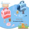 Kids' Pretend Play Pet Cage & Animal Toy Set - Puppy & Kitten Scene