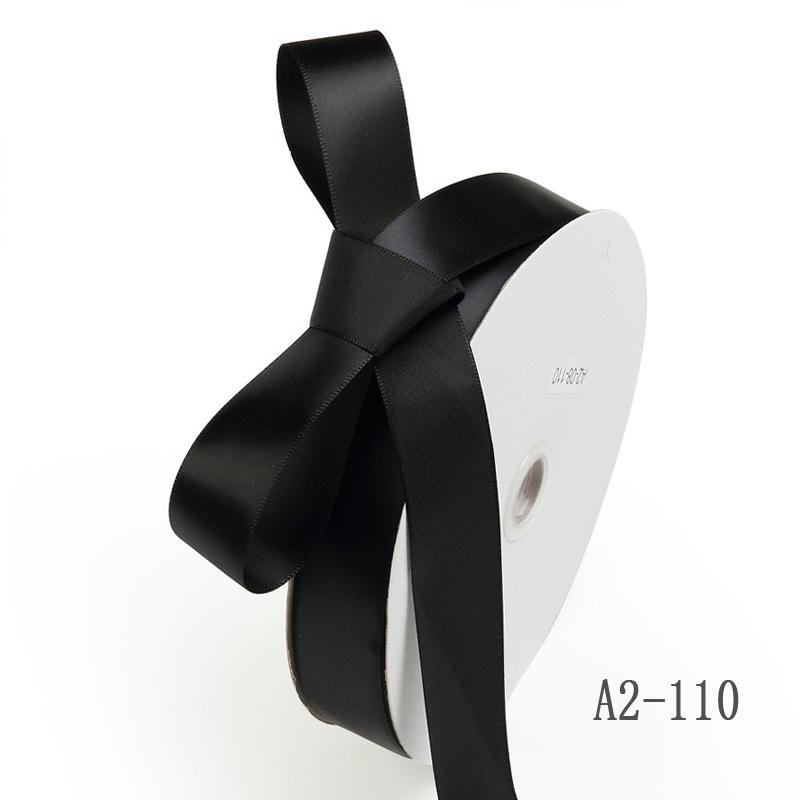 100 Yards/Rolle 1,5 cm/2,5 cm breites Band, Geschenkverpackung, Hochzeitsfeier, Blumensträuße, Haarschleifen, Dekoration, DIY-Bastelarbeiten, Satinbänder