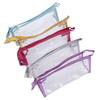 Clear Cosmetic Bag Waterproof Transparent PVC Makeup Toiletry Pouch with Handle Strap for Bathroom