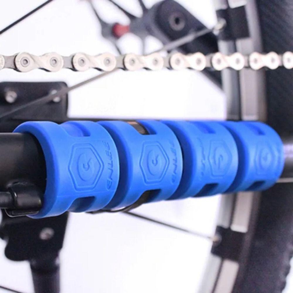 Rubber Bicycle Protective Gear Protective Ring Protection Ring Guard Chain  Folding Bike