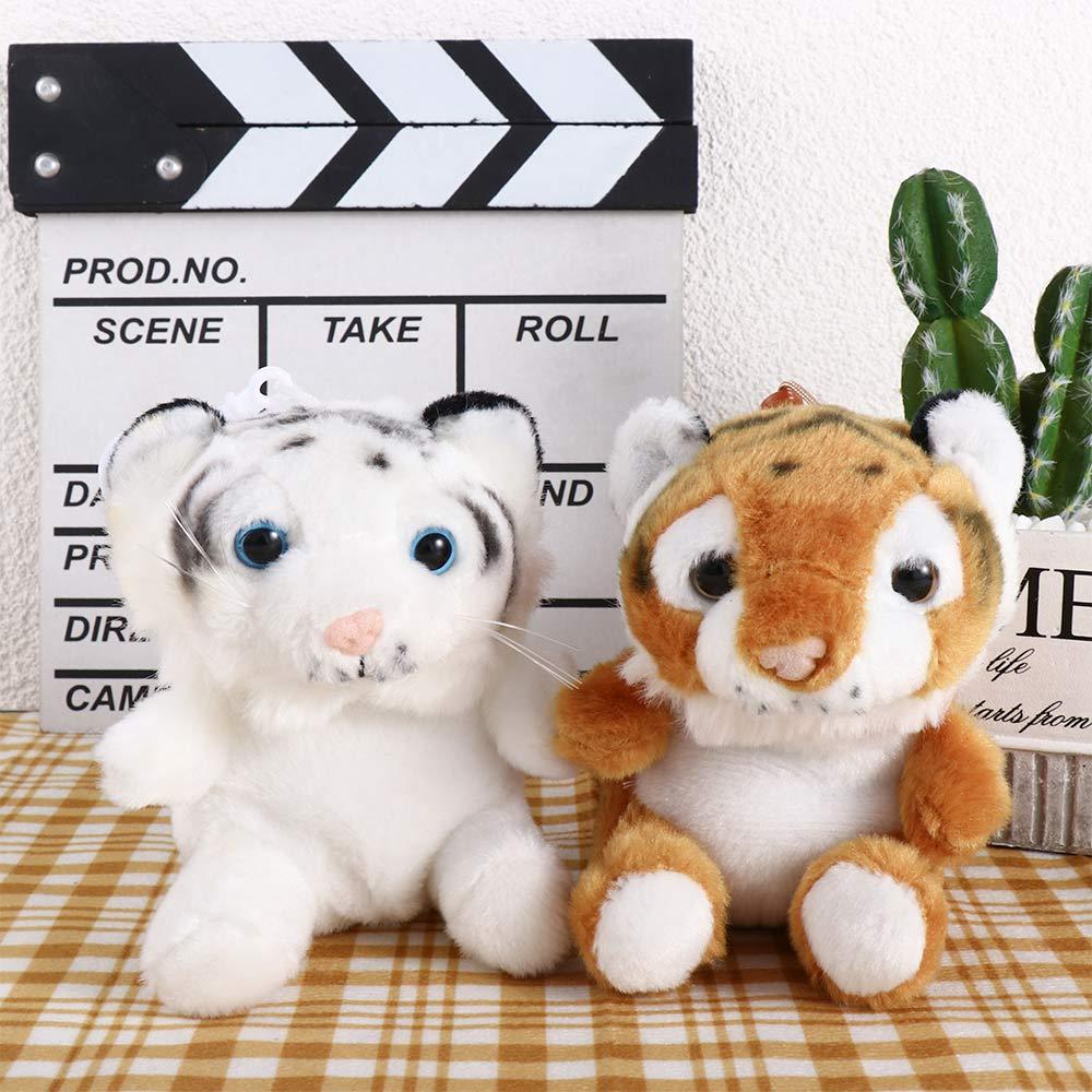 Plush Children Chinese Style Pendant Women Key Chain Cute Animal Coin Purse Car Key Ring Ornaments