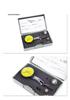 High Precision 0-10 Dial Indicator Lever with Magnetic Base and Small Calibrator Bracket