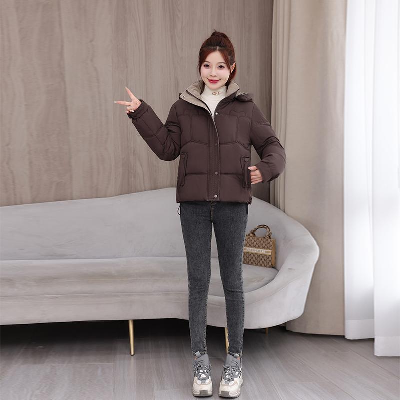 Autumn Winter Thicken Warm Parka Women Casual Sweety Solid Color Big Pocket Loose Long Hooded Coat Jackets Outwear