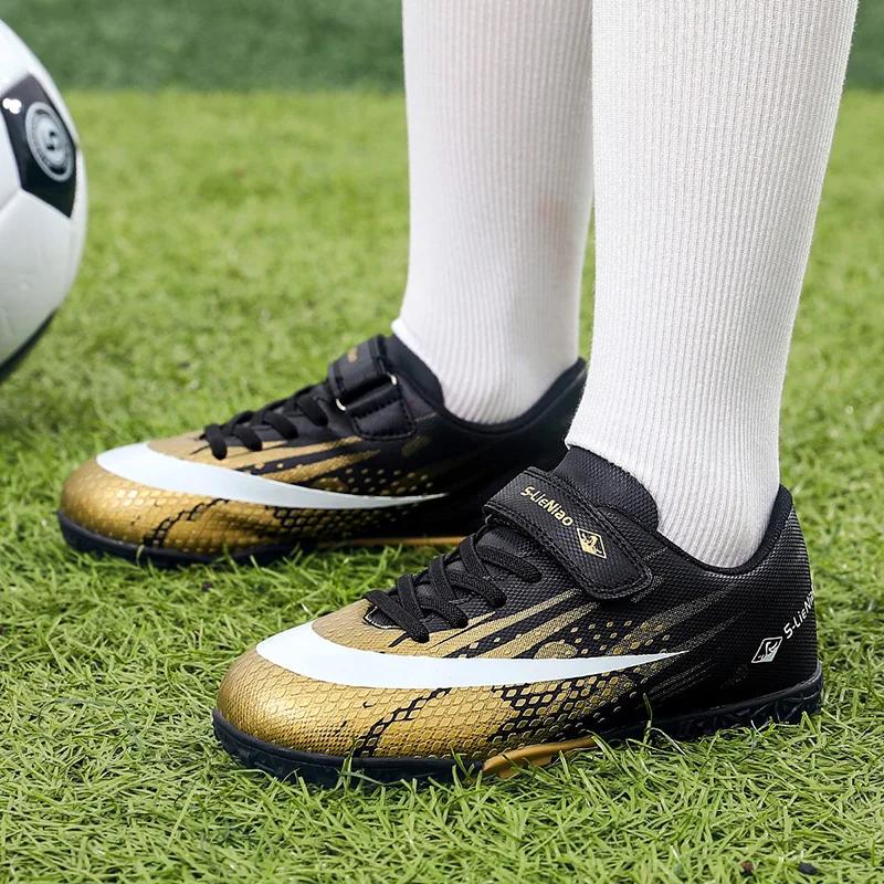 Kids Sport Activity Football Shoes For Boys' Indoor Turf Training Outdoor Fast Hall Childrens Soccer Shoes Light Football Boots Sneakers