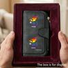 Rainbow Dragon Pattern Men's Large Capacity Wallet with Business Card Slot and Cash Pocket, Suitable for Formal Occasions and Office Use, Ideal Gift
