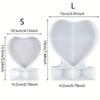 1/2PCS Creative Love Photo Frame Silicone Mold – Dual Sizes, Heart-Shaped Epoxy Resin Mold for DIY Picture Crafts