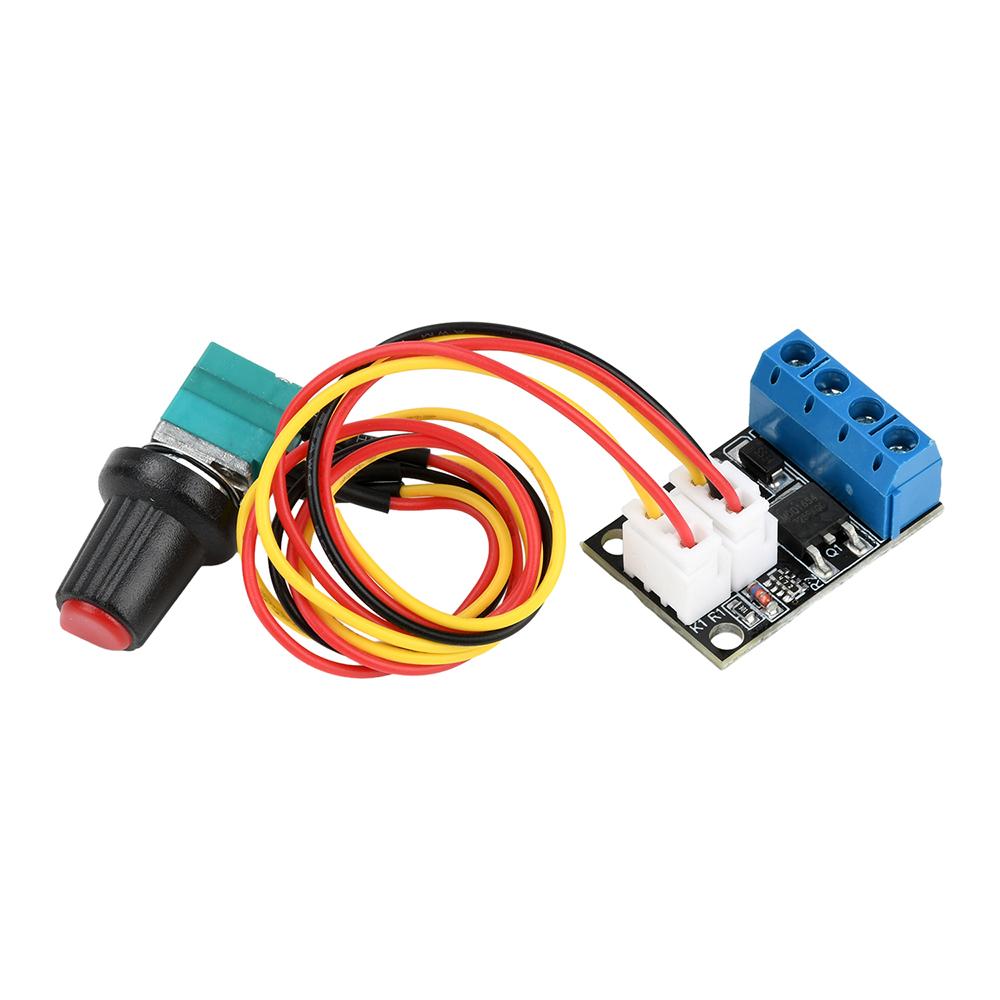3A/10A PWM DC Motor Speed Controller Speed Governor Potentiometer 5V 12V 16V Switch Module with LED Dimmer for Speed Regulation