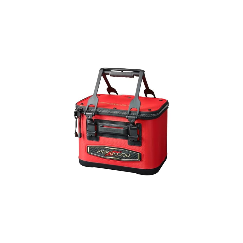 Shimano Limited Pro Bakkun Blood Red 36cm Fishing Bucket