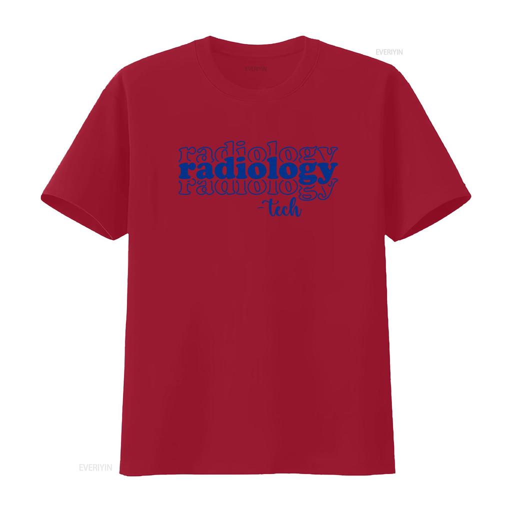 Radiology Tech Womens T Shirt Funny Radiologist RT Department Xray Design Comfortable and Stylish vintage Washed Soft fashion