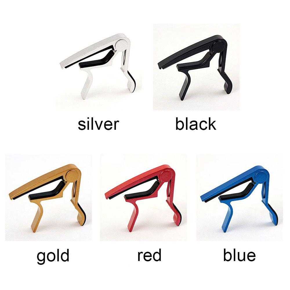 Portable Replacement Spring Trigger Fast Release Guitar Capo Aluminium Alloy Key Clamp Quick Change