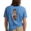 Polo Ralph Lauren Slim Fit Logo Print Short Sleeve T-Shirt Men tops Blue 710P00084-001