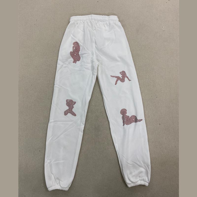 Y2K Trendy Mote Street Style Personlig Tilfeldig Løse Bukser