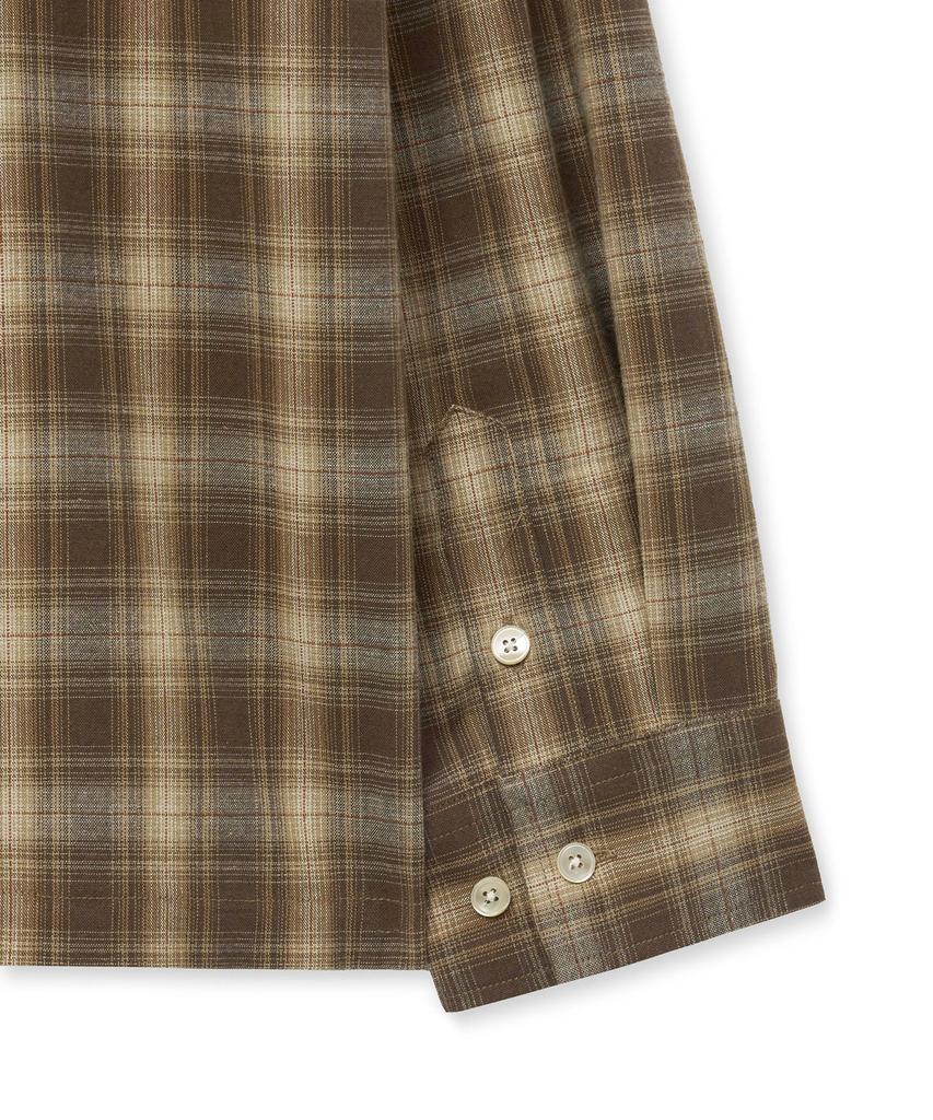 THE SATURDAY EVENING POST Vintage Check Shirts_Brown