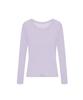 LEI AVERY Wool Tencel T-Shirt (Purple)